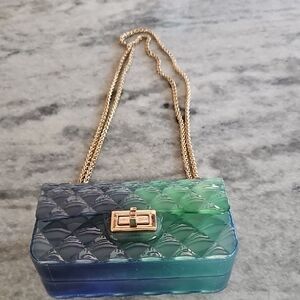 Oliver Miller               Elegant Blue and Green Women's Bag